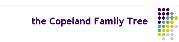 the Copeland Family Tree